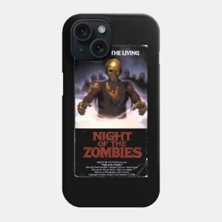 Night Of The Zombies VHS box Phone Case