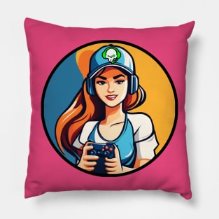 Game Girl Pillow