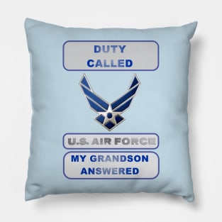 DutyCalledAirForce Grandson Pillow