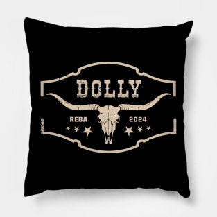 Country Queens '24: Trendy Tee Promoting Dolly & Reba Pillow