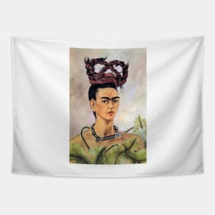 Frida Kahlo Self Portrait with Braid 1941 Art Print Mexican Painter Surrealism Magic Realism Naïve Tapestry