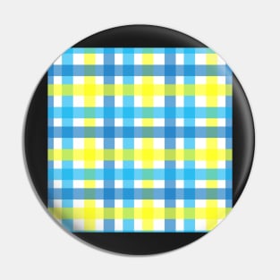 Sunshine and Rain Plaid Pin