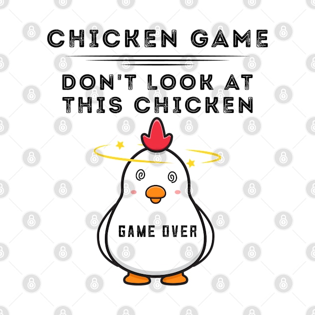 Game Of Chicken Funny Chicken Visual Joke by SHB-art