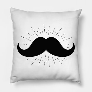 Mustache Pillow