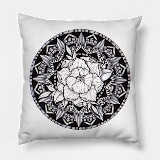 Peony Mandala Pillow