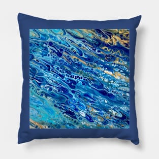 Flowing to the Sea Pillow