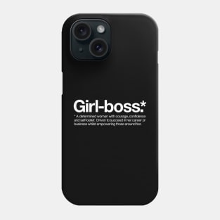 Girl Boss Definition Phone Case