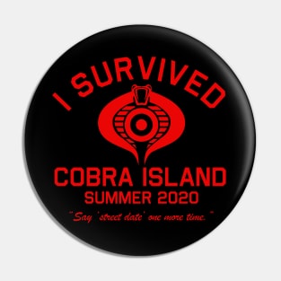 Cobra Island Survivor Pin