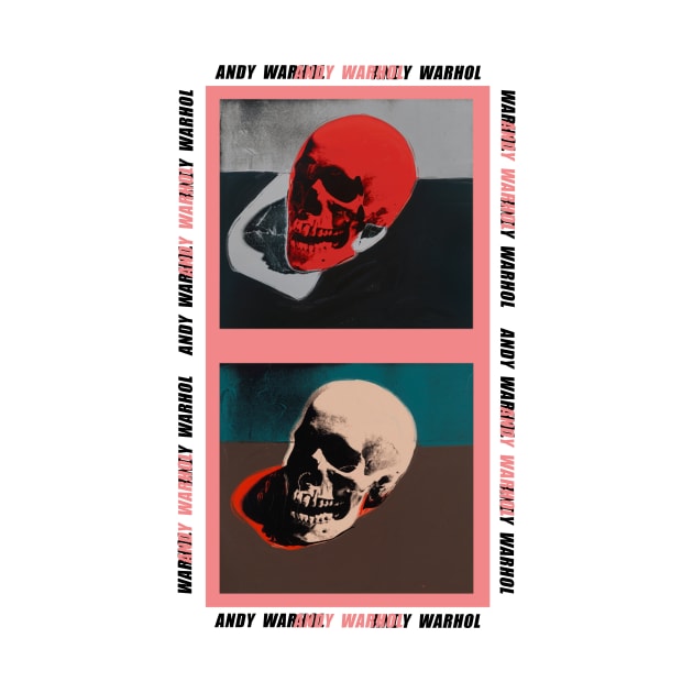 Andy Warhol Skull Art by thecolddots