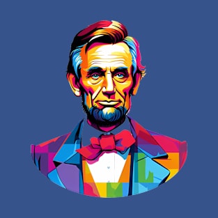 Tie Dye Abraham Lincoln T-Shirt