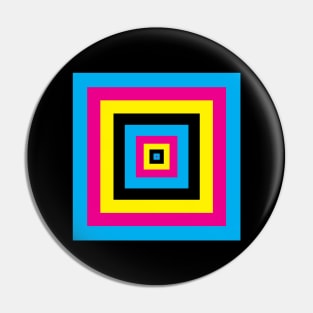 Squares CMYK Pin