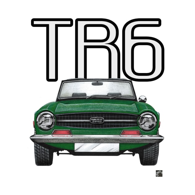 Geo3Doodles TR6 (Green) Doodle by Geo3doodles