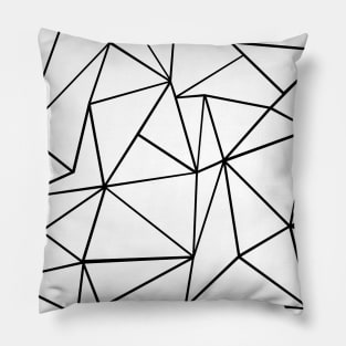 Fracture White Pillow