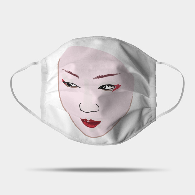 Geisha Face Geisha Mask Teepublic
