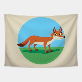 smiling fox Tapestry