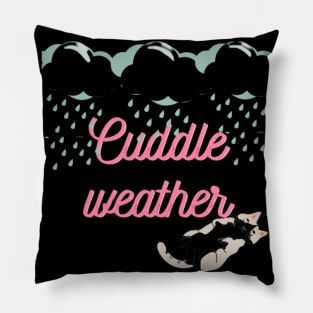 Cuddle weather Cat Pillow