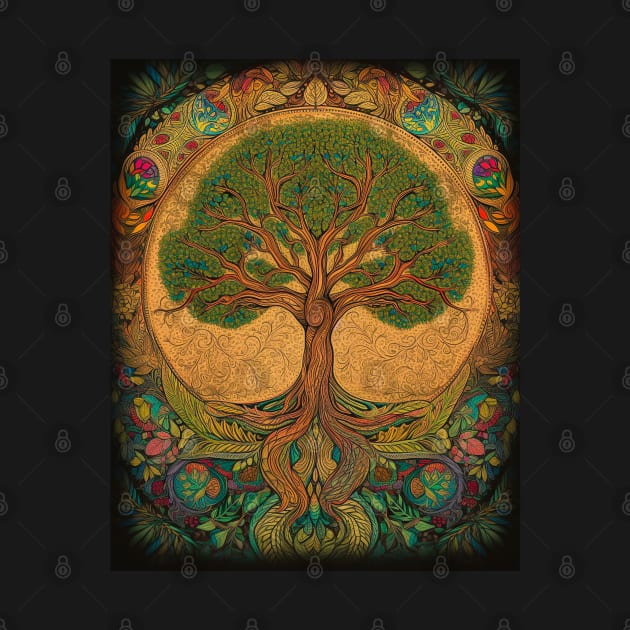 Ancient Connections: Unveiling the Mysteries of the Tree of Life Mandala by Rolling Reality