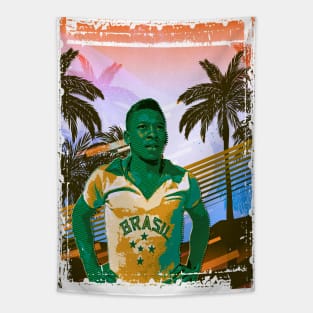 Pele retro art Tapestry