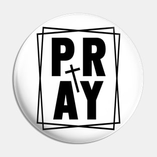 Pray cross jesus christian Pin