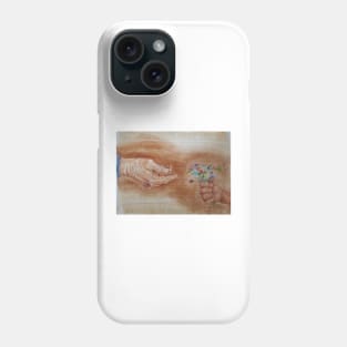 Accept the past, embrace the future and live in the present Phone Case