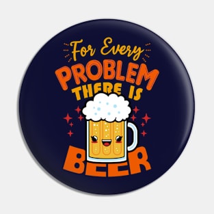 Funny Cute Kawaii Beer Lover Meme Pin