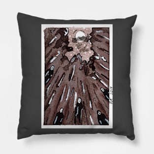 Faces In The Trees Pillow