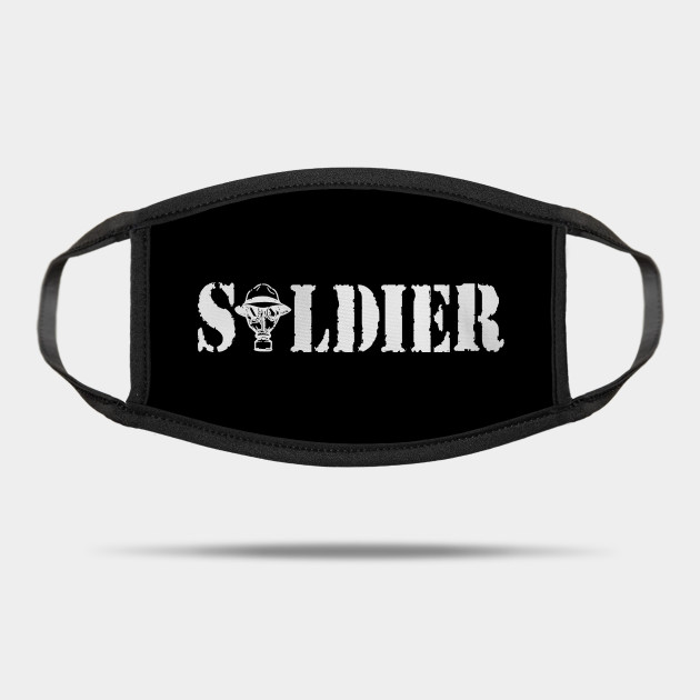 Sldrpr Wht Psycho Realm Mask Teepublic 80% cotton 20% polyester blend fleece. sldrpr wht