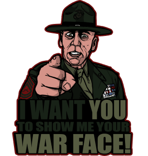 War Face Magnet