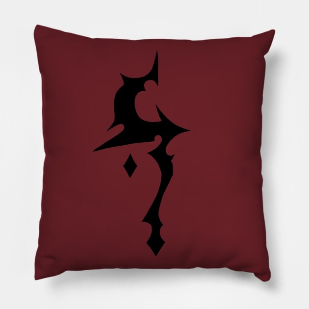 Raziel Clan Symbol Pillow by TaliDe