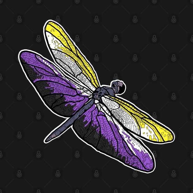 Non-binary Dragonfly by theartfulscientist