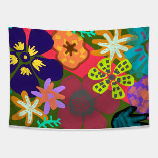 Flower PowWow Tapestry