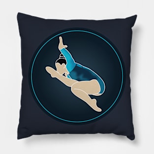 Wolf Jump Pillow