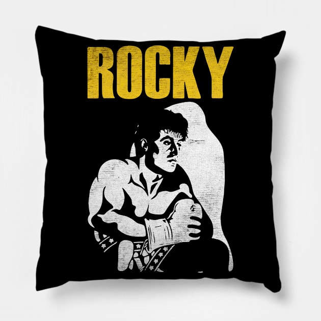 Rocky boxing legend Pillow by MustGoon