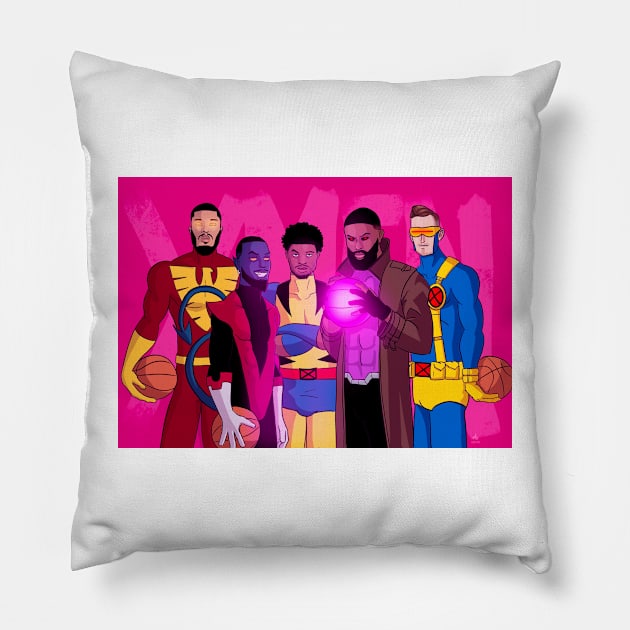 Uncanny Basketball team Pillow by boothy