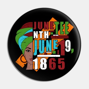 Juneteenth, June 19th, 1865, Black History Pin