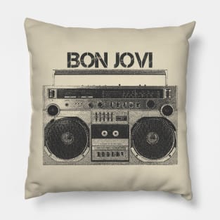 Bon Jovi / Hip Hop Tape Pillow