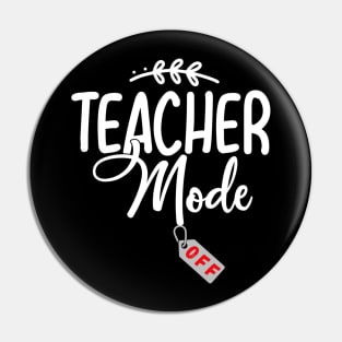 TEACHER MODE OFF Pin