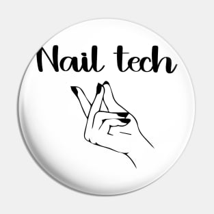 Nail tech  Gift for Women's  spring nails Pin