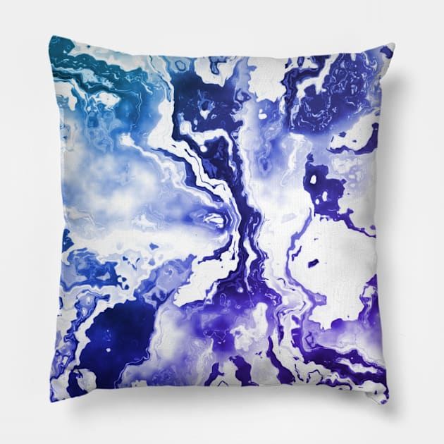 Ombre Galaxy Northern Lights Ombre Pillow by Moon Art