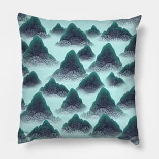 Misty Mountains Pillow