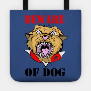 Beware Of Dog by GT Artland Tote