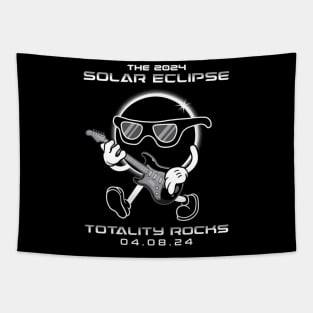 2024 Total Solar Eclipse Totality Rocks Funny Matching Tapestry