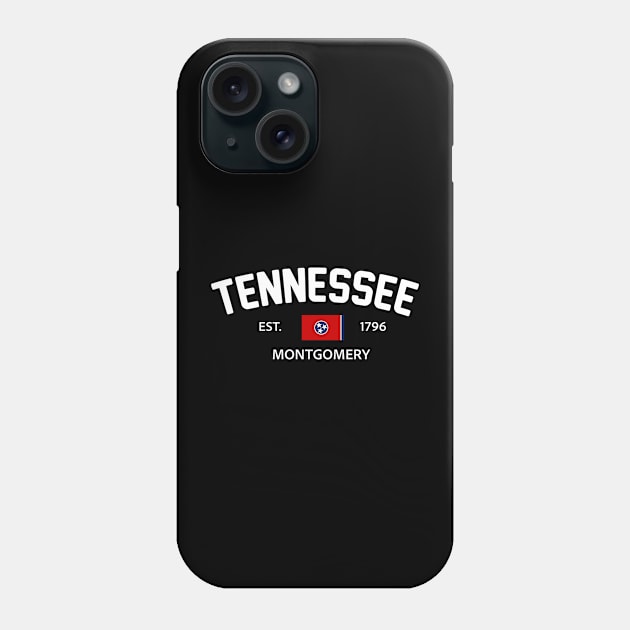 Tennessee Collegiate Preppy Phone Case by SunburstGeo