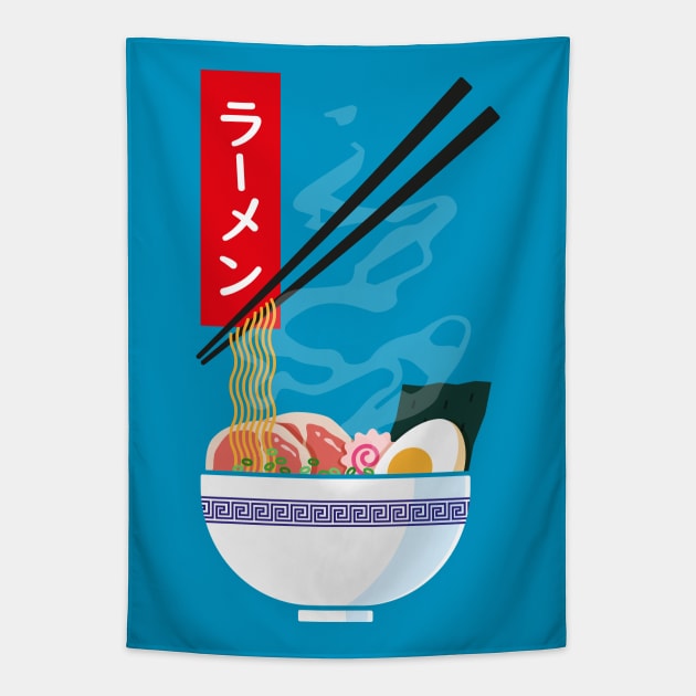 Ramen Tapestry by ursulalopez