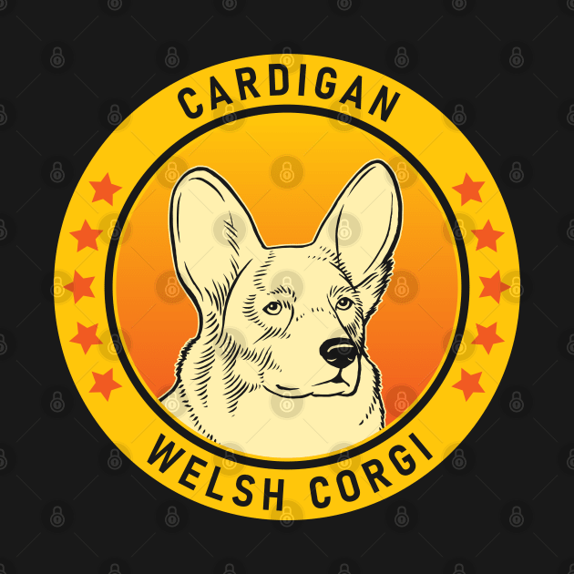 Cardigan Welsh Corgi Dog Portrait by millersye