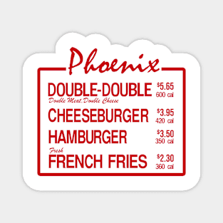 Phoenix Burger Magnet