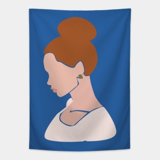 Elegant woman knot Tapestry