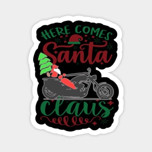 Christmas Santa Coming Magnet