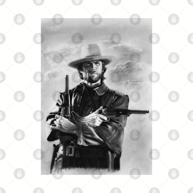 Clint Eastwood - The Outlaw Josey Wales by pencilartist