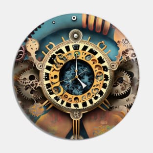 Mastering Time - A Visual Tribute to Watchmaking Pin